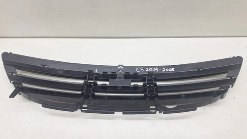 Grade Frontal Radiador Citroen C3 2004 A 2008 2284 Preto Brilhante - Imagem 4