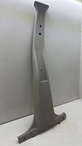 Moldura Coluna Central Direita Fiat Uno Vivace 11 A 14 Cx06 Prateado - Imagem 2