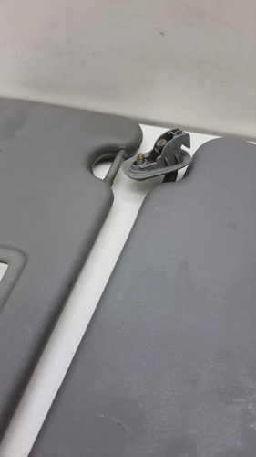 Par Quebra Sol Logan Sandero Cinza Com Espelho 2007-2010 - Imagem 5