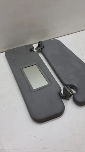 Par Quebra Sol Logan Sandero Cinza Com Espelho 2007-2010 - Imagem 6