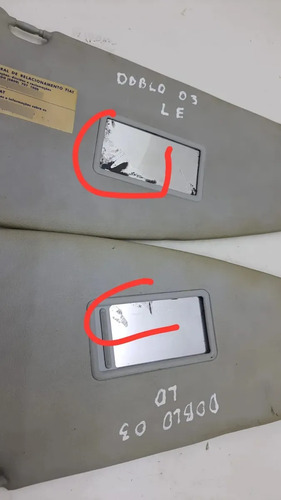 Par De Quebra Sol Fiat Doblo Cinza 2252 Cx12 - Imagem 4