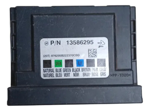 Módulo Conforto Chevrolet Cobalt Onix Prisma Spin 13586295 - Imagem 2