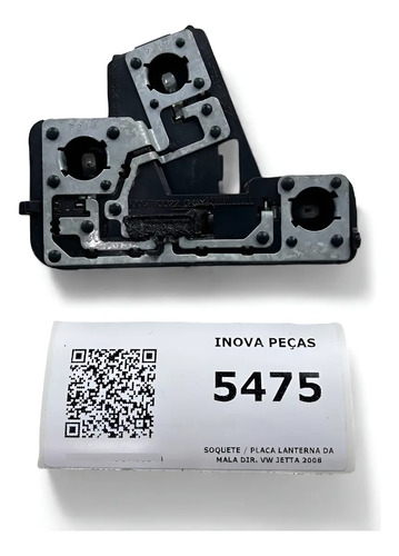 Soquete Placa Lanterna Da Mala Direita Vw Jetta 2008