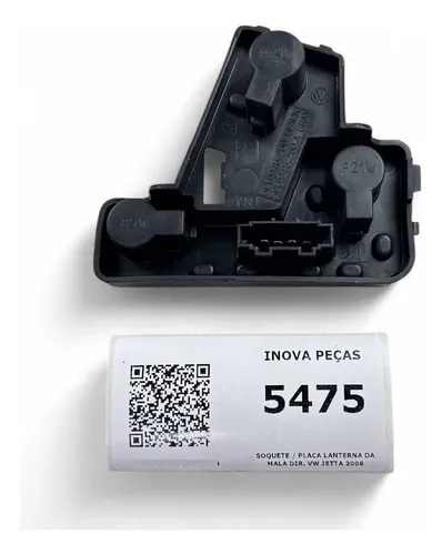 Soquete Placa Lanterna Da Mala Direita Vw Jetta 2008 - Imagem 2
