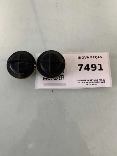 Soquete Da Seta Do Farol Fiat Palio 14/20 Preto - Imagem 2