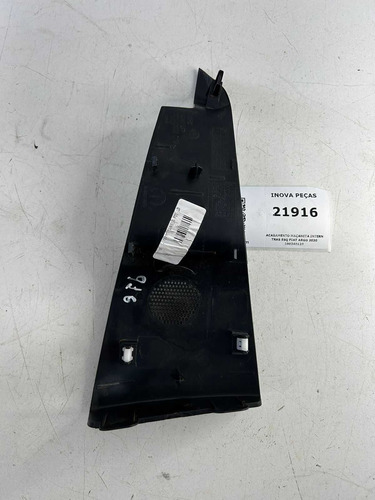 Acabamento Maçaneta Intern Tras Esq Fiat Argo 2020 100240129 Preto Traseira - Imagem 2