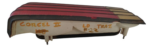 Lanterna Traseira Direita Ford Corcel 2  Direito/passageiro Vermelho - Imagem 3