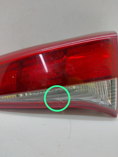 Lente Tampa Traseira Direita Tucson 2015 A 2022 Detalhe Vermelho - Imagem 4