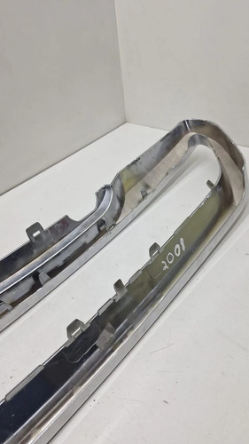 Moldura Cromada Parachoque Dianteiro Peugeot 2008 1423 Cx42 Prateado Brilhante - Imagem 6