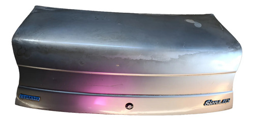 Tampa Traseira Do Porta Malas Do Siena 1997 A 2004 Cinza