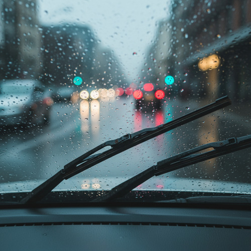 Suporte Da Paleta Do Limpador Para-brisa, Original Usado Preto - Imagem 4