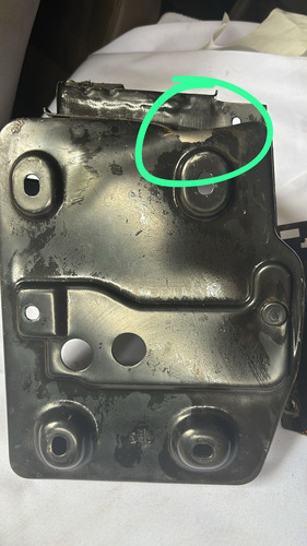 Moldura Base Bateria Bandeja Suporte Strada Looker Usado Preto - Imagem 4