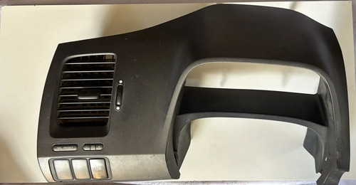 Moldura Painel Central Difusores Honda Civic 2009 Cinza-escuro