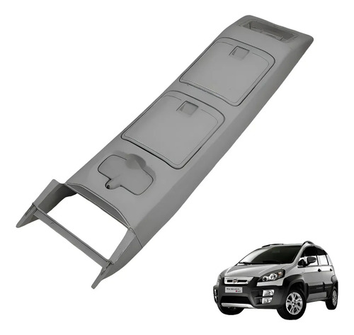 Console Central Teto Porta Objetos Fiat Idea Original - Imagem 1