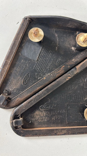 Kit Moldura Acabamento Retrovisor Fiesta 2002a2008 Original Preto - Imagem 3