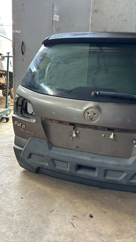 Tampa Traseira Porta Malas Palio Weekend Adventure 2009 2019 Verde - Imagem 4