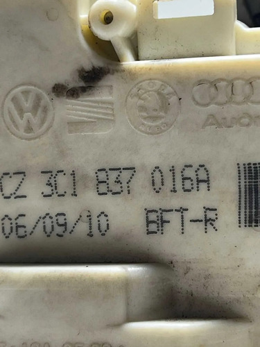 Fechadura Elétrica Dianteira Dir Vw Passat 2012 3c1837015a - Imagem 4