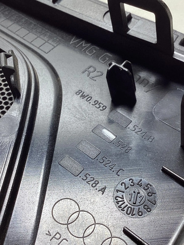 Moldura Forro Porta Traseira Direita Audi A5 2.0 8w0959528 - Imagem 4