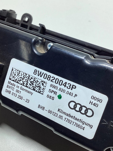 Comando Do Ar Condicionado Audi A4 2016 A 20 8w0820043p - Imagem 5