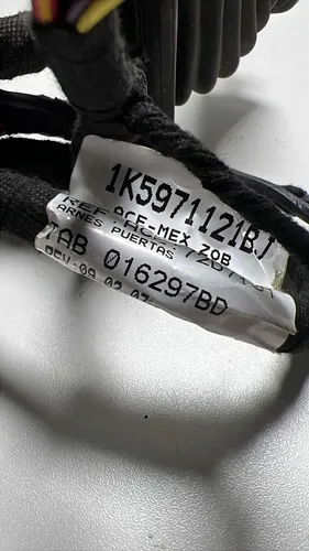 Chicote Porta D.dian Jetta Variant 2008 A 2013 - Imagem 4