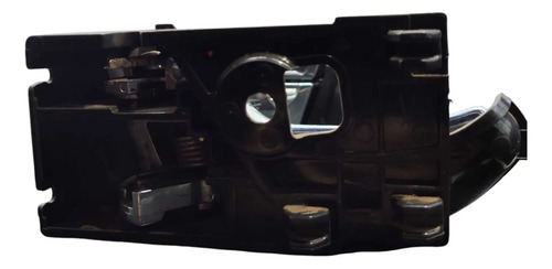 Maçaneta Interna Ld S10 Cromada Original Et 9059 Cx 1a Cromado Dianteira/traseira - Imagem 3