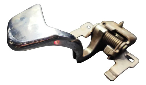 Maçaneta Interna S10 Pitbull Original Et 9041 Cx 1a Prata Dianteira/traseira - Imagem 2