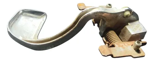 Maçaneta Interna S10 Pitbull Esquerdo Original Cx 1a Et 9042 Prata Dianteira/traseira - Imagem 4