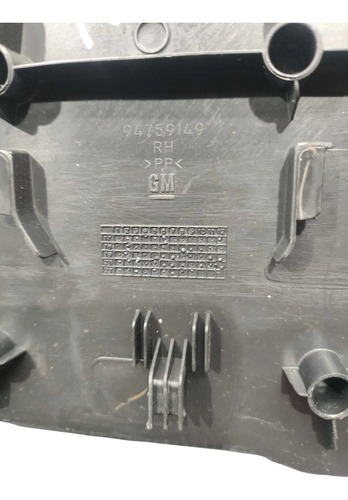 Tampa Original Acabamento Traseiro Direito S.10 Preto Traseira