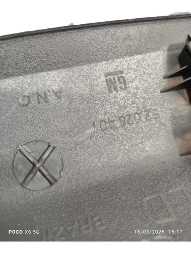 Friso Da Porta Dianteira S10 Original Ld Com Detalhes 9378 Preto - Imagem 3