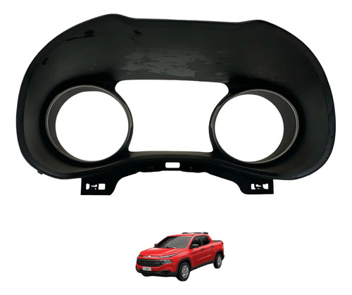 Moldura Painel Instrumento Fiat Toro 2017 A 2020 Preto Preto