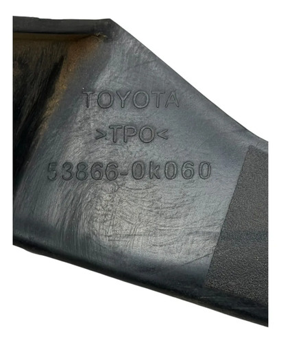 Acabamento Churrasqueira Direita Toyota Hilux 15/25 538660k0 Preto - Imagem 3