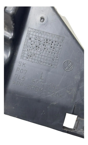 Suporte Guia Parachoque Esquerdo Vw Touareg 2007 A 2010 - Imagem 5