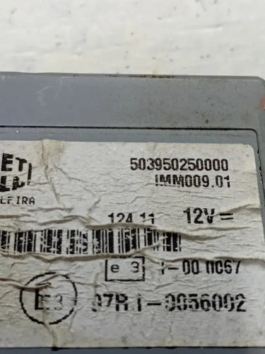 Módulo Imobilizador M.v Fiat Palio Siena Uno 1998 A 2011 Preto - Imagem 2