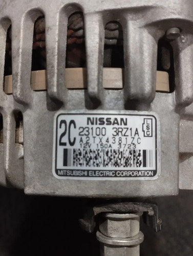 Alternador Nissan Sentra 2.0 2015 150a - Imagem 3
