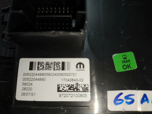 Módulo Ar Condicionado Fiat Pulse - Imagem 4