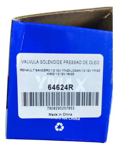 Válvula Solenóide De Pressão Do Óleo Sandero Logan 3cc - Imagem 5