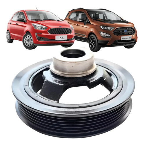 Polia Virabrequim Ford Ka 1.5 Dragon 3cc 2018/2021 - Imagem 1
