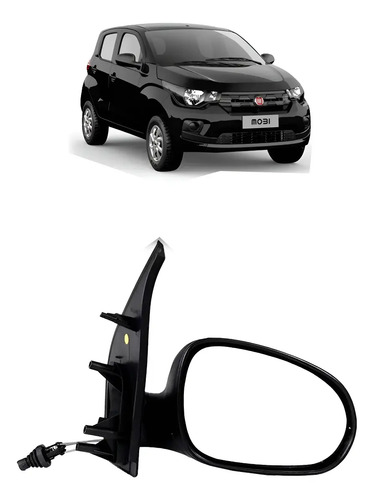 Retrovisor Mobi 2014 2015 2016 2017 2018 Com Controle Ld