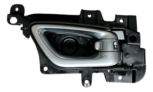 Maçaneta Dianteira Direita Jeep Compass Commander Com Sensor Prateado