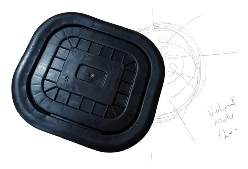 Tampa Borracha Da Bomba De Combustível Fiat Grand Siena Preto - Imagem 2