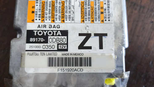 Módulo Air Bag Toyota Yaris 2510000350 - Imagem 4