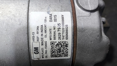 Compressor Do Ar Condicionado Chevrolet Onix Turbo - Imagem 4