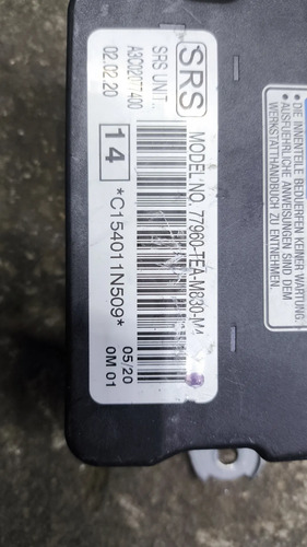 Módulo Air Bag Honda Civic G10 77960-tea-m830-m4 - Imagem 3