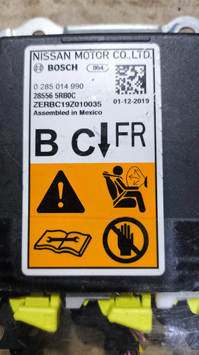 Módulo Air Bag Nissan Kicks 285565rb0c - Imagem 3