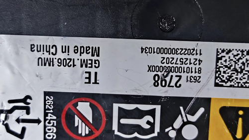 Módulo Air Bag Gm Tracker 2020/25 26312798 - Imagem 2