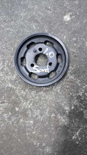Polia Bomba Direção  Renault Sandero Logan Clio 1.0 16v Preto - Imagem 7