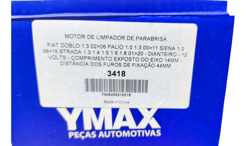 Motor E Galhada Limpador Parabrisa Fiat Doblô - Imagem 5