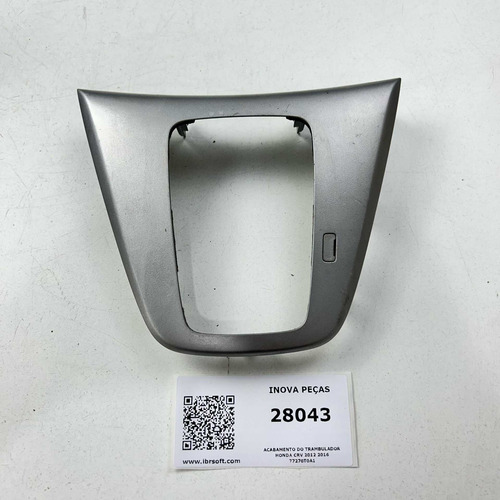 Acabamento Do Trambulador Honda Crv 2012 2016 77270t0a1 Branco