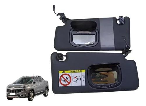 Par De Quebra-sol C/espelho Fiat Toro 2022 - Imagem 3
