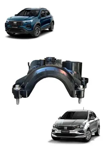 Tampa Válvula Fiat Strada Nova 1.3 Firefly 2021 Até 2025 Preto - Imagem 4